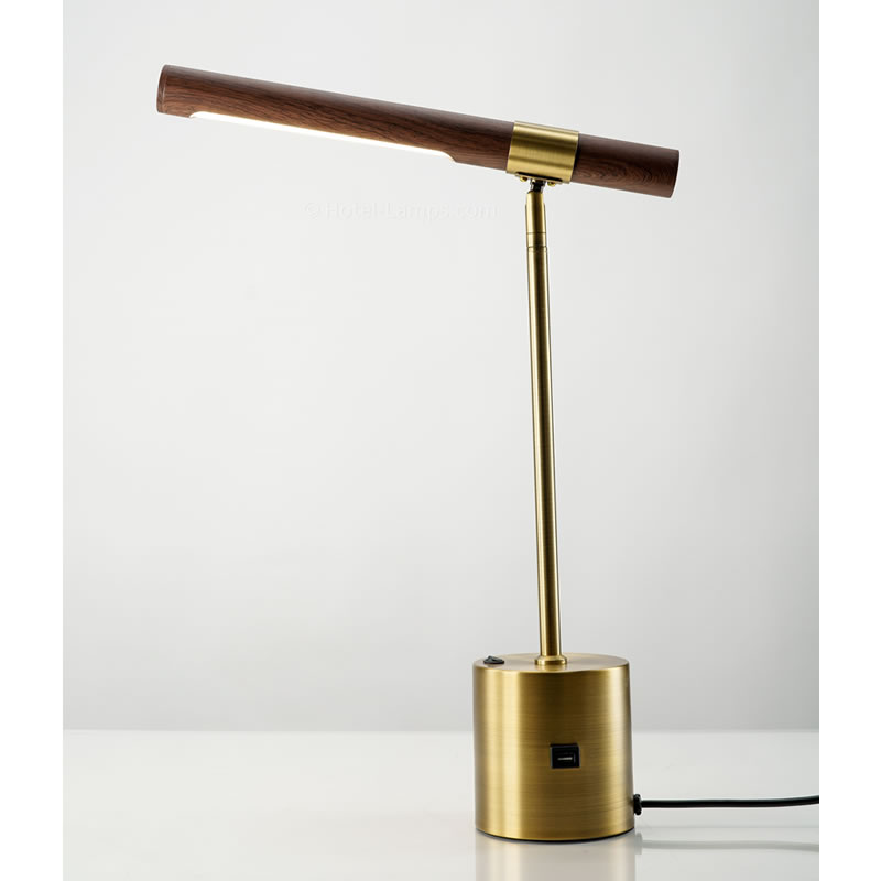 Modern linear LED table lamp
